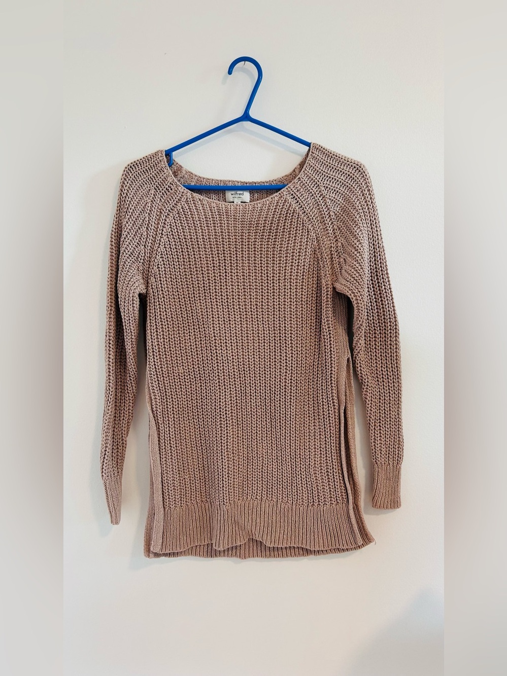 Wilfred Aritzia Knit Sweater Side Slits size XS